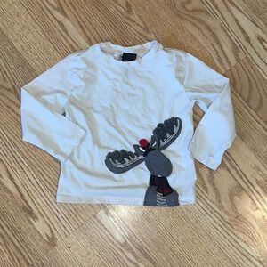 Fierce Frank moose long sleeve shirt size 2T